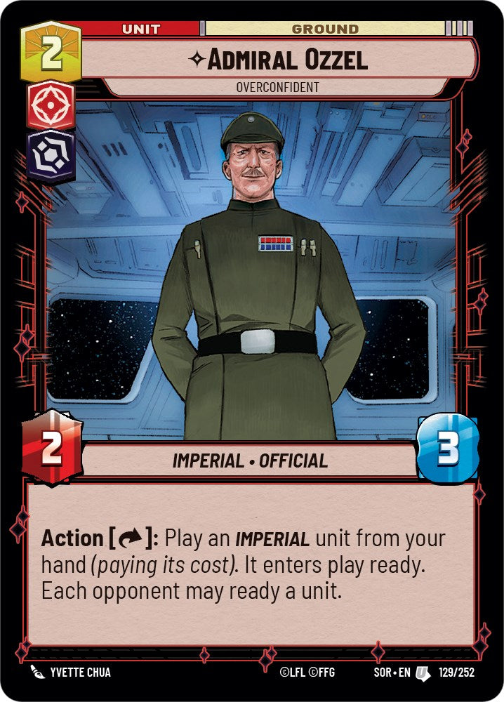 Admiral Ozzel - Overconfident (129/252) [Spark of Rebellion] | Deep Dive Games St. Marys