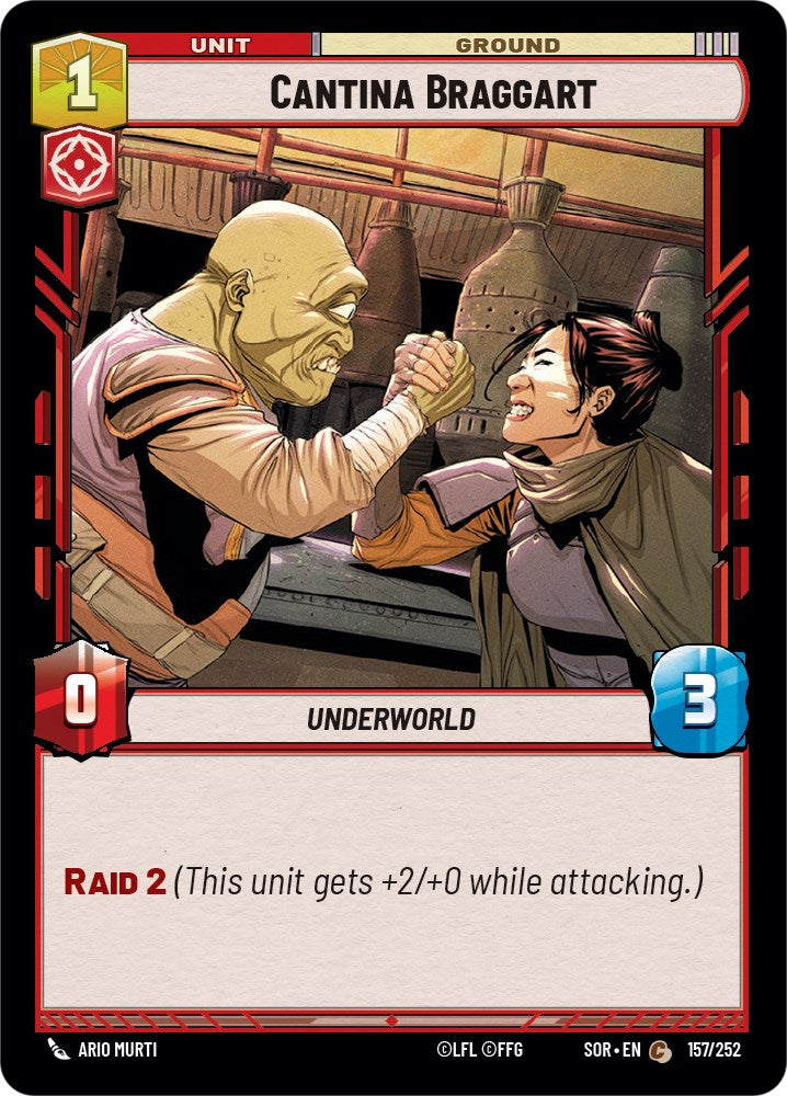 Cantina Braggart (157/252) [Spark of Rebellion] | Deep Dive Games St. Marys