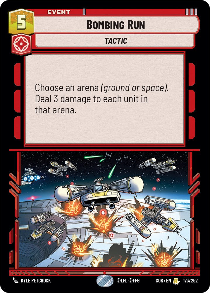 Bombing Run (173/252) [Spark of Rebellion] | Deep Dive Games St. Marys