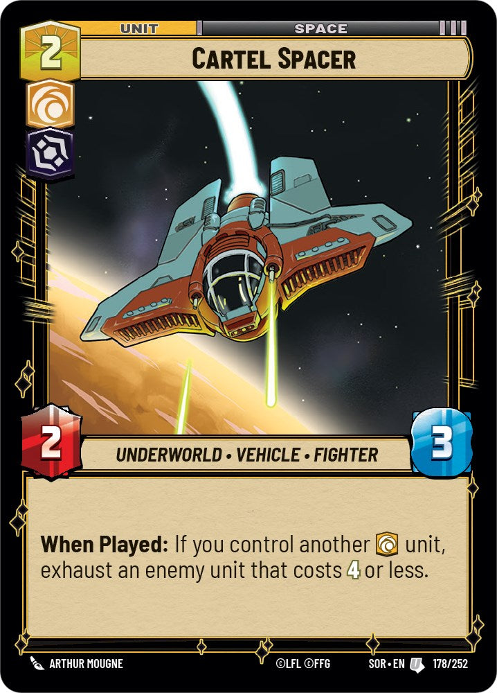 Cartel Spacer (178/252) [Spark of Rebellion] | Deep Dive Games St. Marys