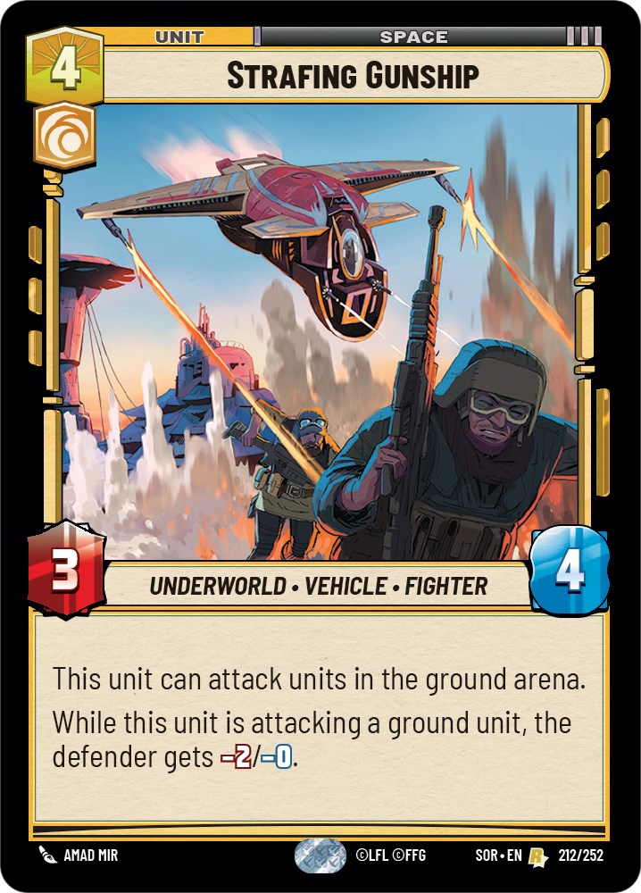 Strafing Gunship (212/252) [Spark of Rebellion] | Deep Dive Games St. Marys