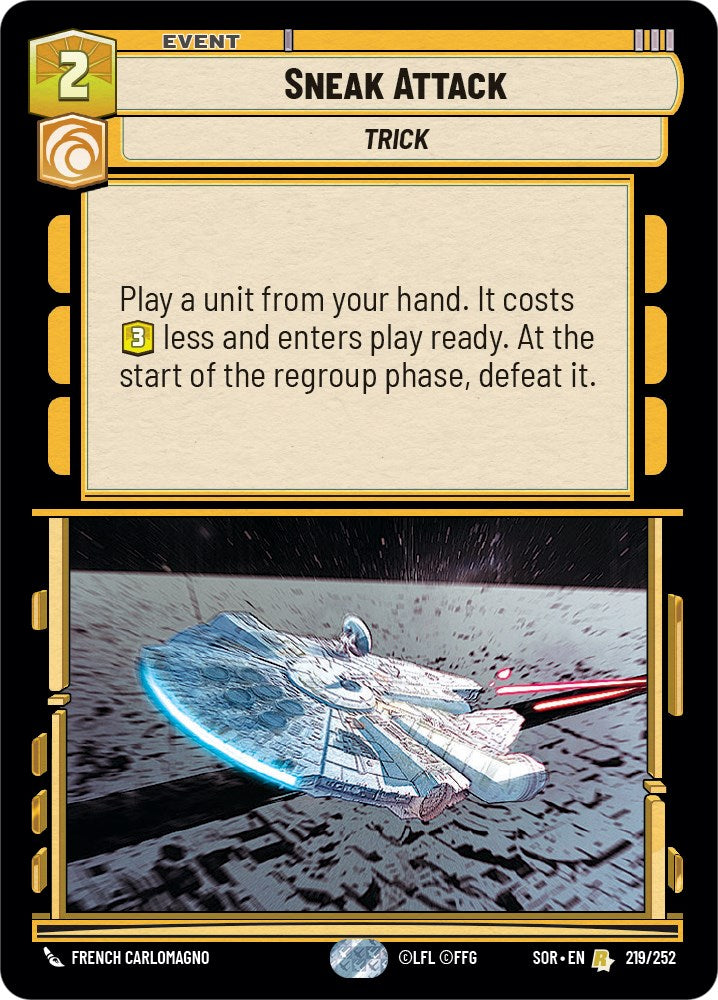 Sneak Attack (219/252) [Spark of Rebellion] | Deep Dive Games St. Marys