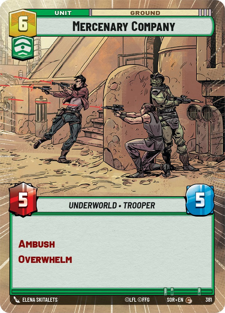 Mercenary Company (Hyperspace) (381) [Spark of Rebellion] | Deep Dive Games St. Marys