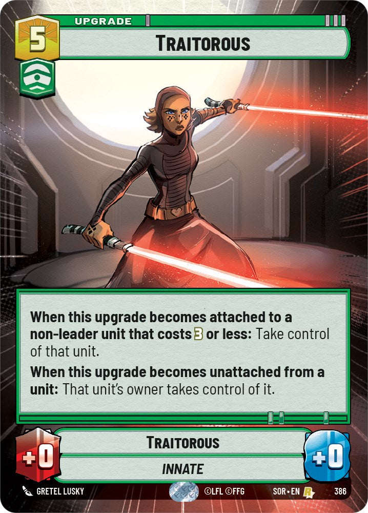 Traitorous (Hyperspace) (386) [Spark of Rebellion] | Deep Dive Games St. Marys