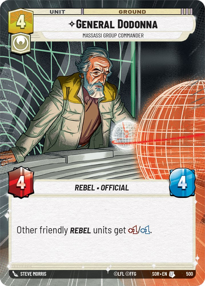 General Dodonna - Massassi Group Commander (Hyperspace) (500) [Spark of Rebellion] | Deep Dive Games St. Marys
