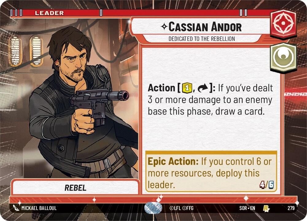 Cassian Andor - Dedicated to the Rebellion (Hyperspace) (279) [Spark of Rebellion] | Deep Dive Games St. Marys