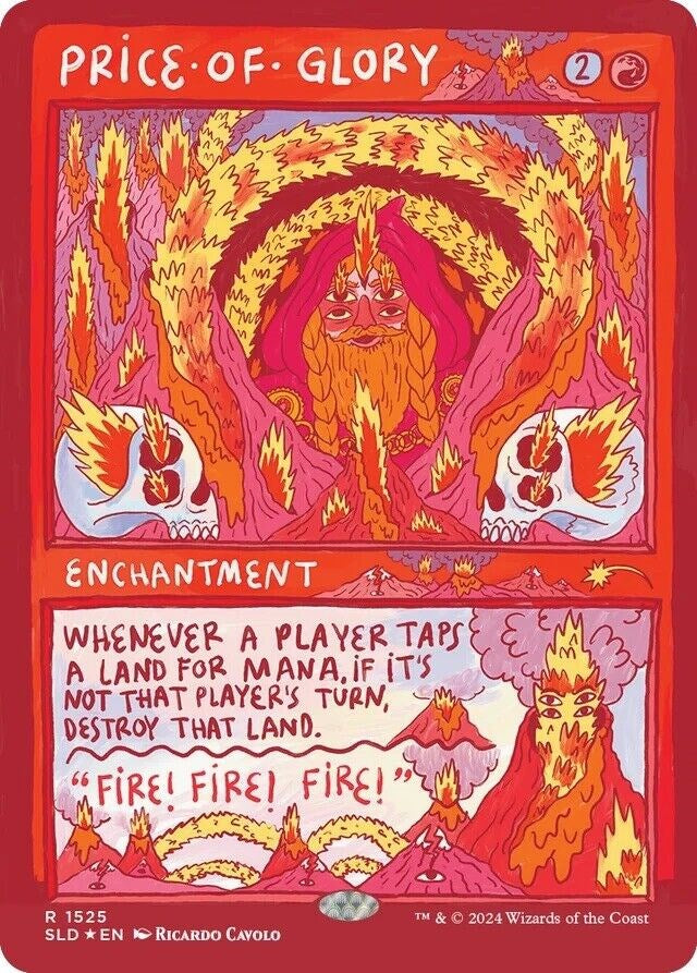 Price of Glory (Rainbow Foil) [Secret Lair Drop Series] | Deep Dive Games St. Marys