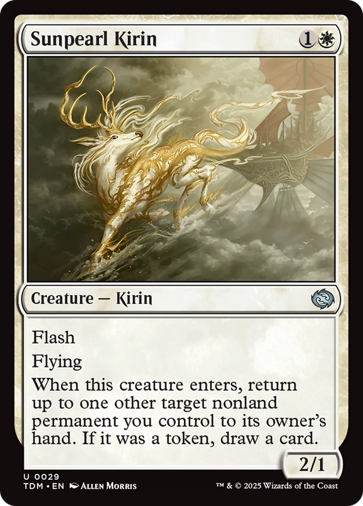 Sunpearl Kirin [Tarkir: Dragonstorm] | Deep Dive Games St. Marys
