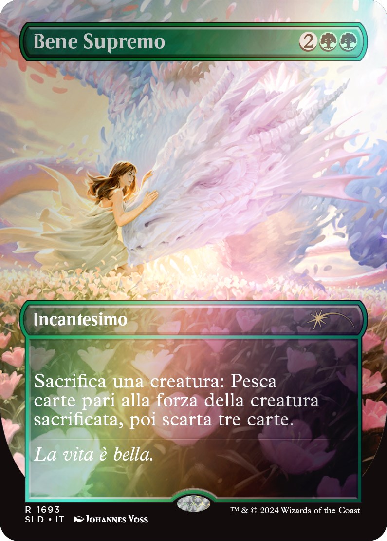 Greater Good (Italian) - "Bene Supremo" (Rainbow Foil) [Secret Lair Drop Series] | Deep Dive Games St. Marys