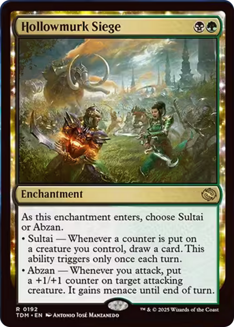 Hollowmurk Siege (Borderless) [Tarkir: Dragonstorm] | Deep Dive Games St. Marys