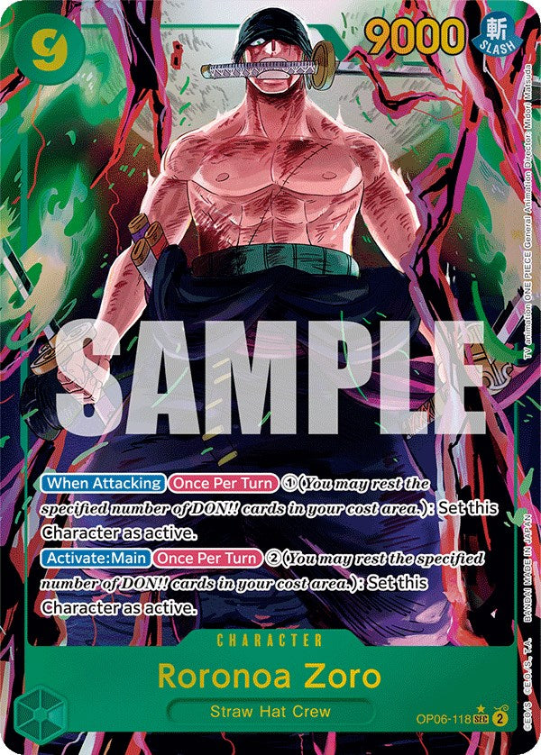 Roronoa Zoro (Alternate Art) [Wings of the Captain] | Deep Dive Games St. Marys