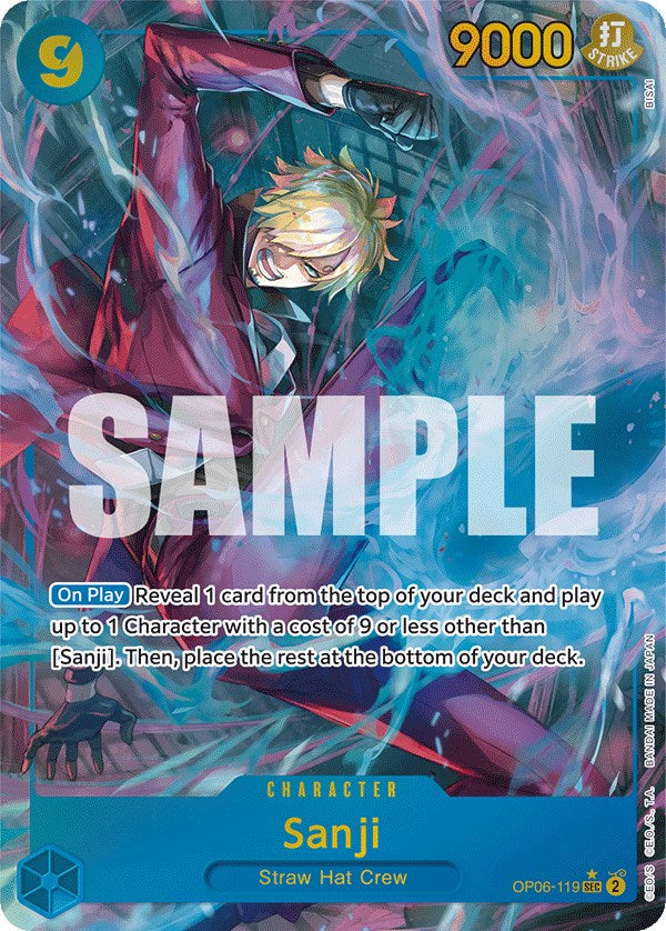 Sanji (Alternate Art) [Wings of the Captain] | Deep Dive Games St. Marys