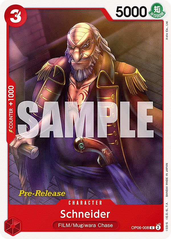 Schneider [Wings of the Captain Pre-Release Cards] | Deep Dive Games St. Marys