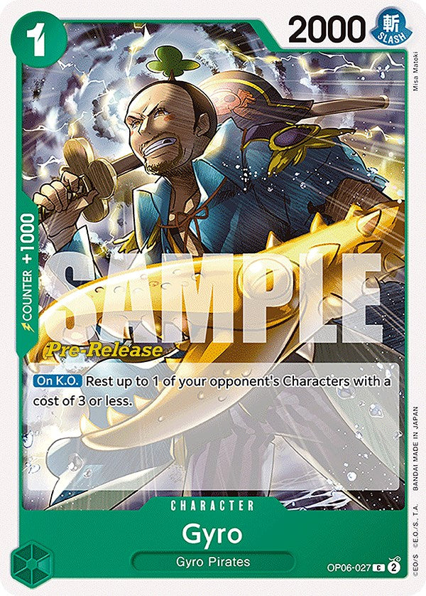 Gyro [Wings of the Captain Pre-Release Cards] | Deep Dive Games St. Marys