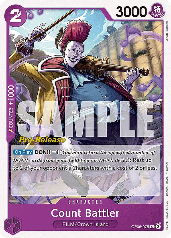 Count Battler [Wings of the Captain Pre-Release Cards] | Deep Dive Games St. Marys