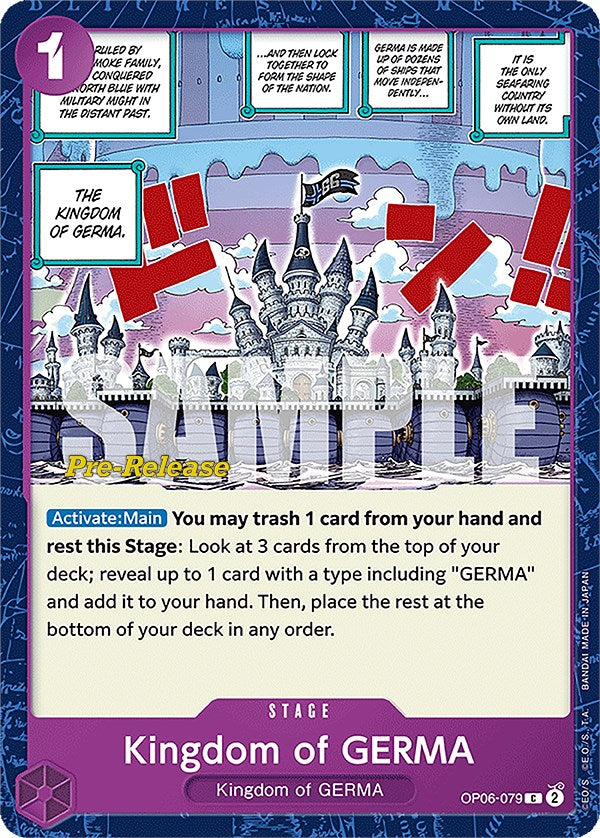 Kingdom of GERMA [Wings of the Captain Pre-Release Cards] | Deep Dive Games St. Marys