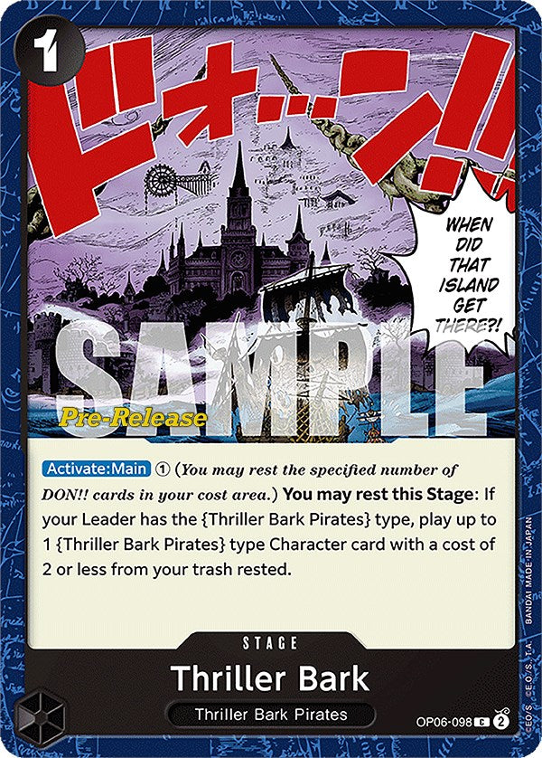 Thriller Bark [Wings of the Captain Pre-Release Cards] | Deep Dive Games St. Marys