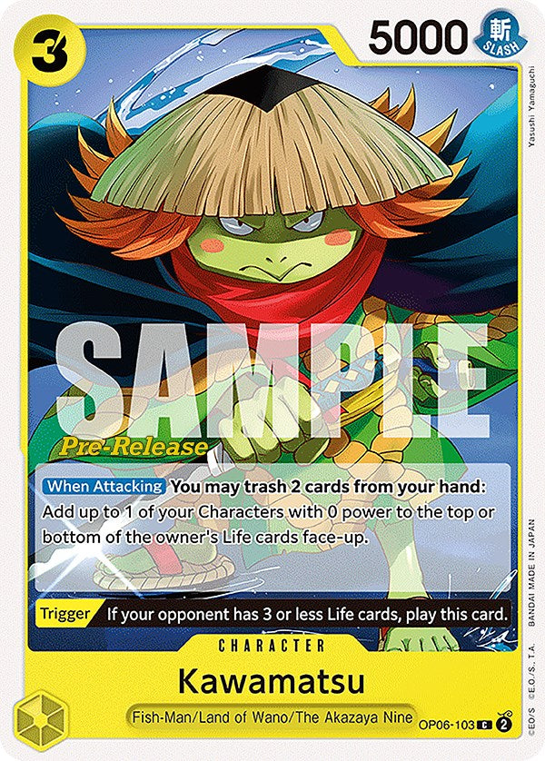 Kawamatsu [Wings of the Captain Pre-Release Cards] | Deep Dive Games St. Marys