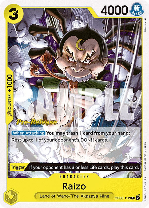 Raizo [Wings of the Captain Pre-Release Cards] | Deep Dive Games St. Marys