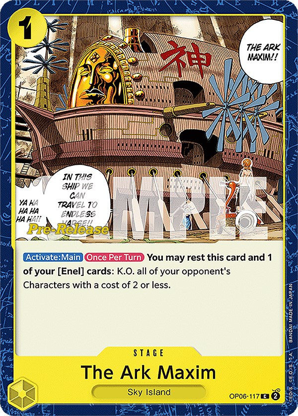 The Ark Maxim [Wings of the Captain Pre-Release Cards] | Deep Dive Games St. Marys