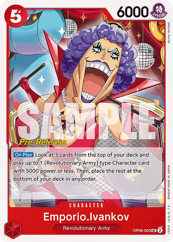 Emporio.Ivankov [Wings of the Captain Pre-Release Cards] | Deep Dive Games St. Marys