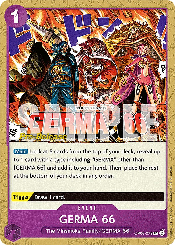 GERMA 66 [Wings of the Captain Pre-Release Cards] | Deep Dive Games St. Marys