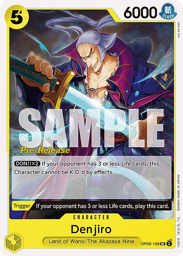 Denjiro [Wings of the Captain Pre-Release Cards] | Deep Dive Games St. Marys