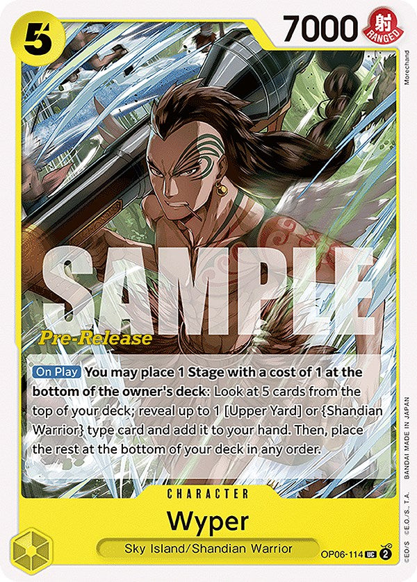 Wyper [Wings of the Captain Pre-Release Cards] | Deep Dive Games St. Marys