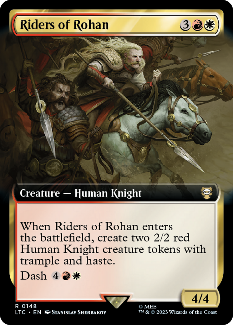 Riders of Rohan (Extended Art) [The Lord of the Rings: Tales of Middle-Earth Commander] | Deep Dive Games St. Marys