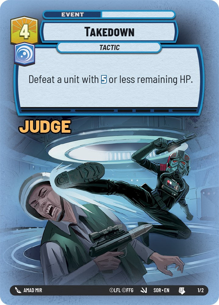 Takedown (Judge Promo) (1/2) [Spark of Rebellion Promos] | Deep Dive Games St. Marys