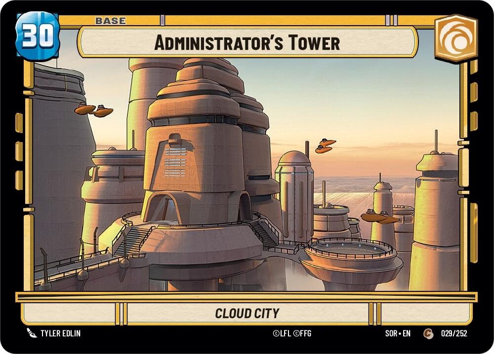 Administrator's Tower // Shield (29 // T02) [Spark of Rebellion] | Deep Dive Games St. Marys