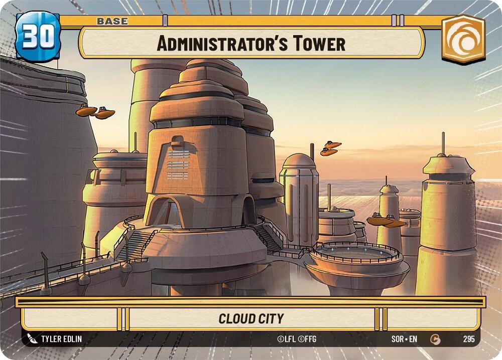 Administrator's Tower // Shield (Hyperspace) (295 // T04) [Spark of Rebellion] | Deep Dive Games St. Marys