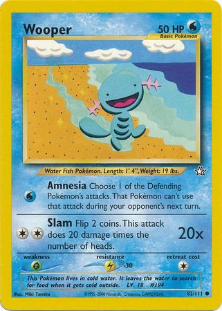 Wooper (82/111) [Neo Genesis Unlimited] | Deep Dive Games St. Marys