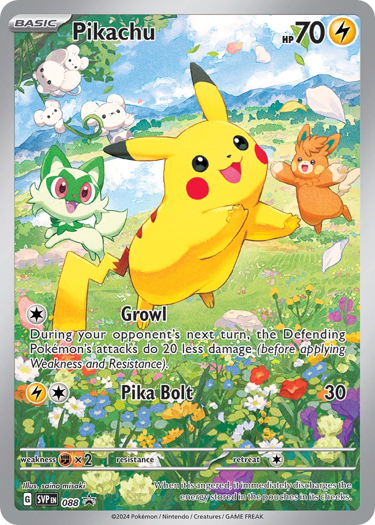 Pikachu (088) [Scarlet & Violet: Black Star Promos] | Deep Dive Games St. Marys