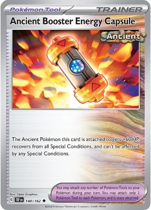 Ancient Booster Energy Capsule (140/162) [Scarlet & Violet: Temporal Forces] | Deep Dive Games St. Marys