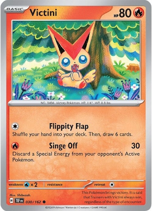 Victini (030/162) [Scarlet & Violet: Temporal Forces] | Deep Dive Games St. Marys