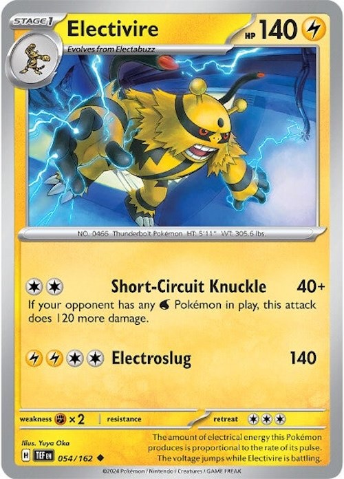 Electivire (054/162) [Scarlet & Violet: Temporal Forces] | Deep Dive Games St. Marys