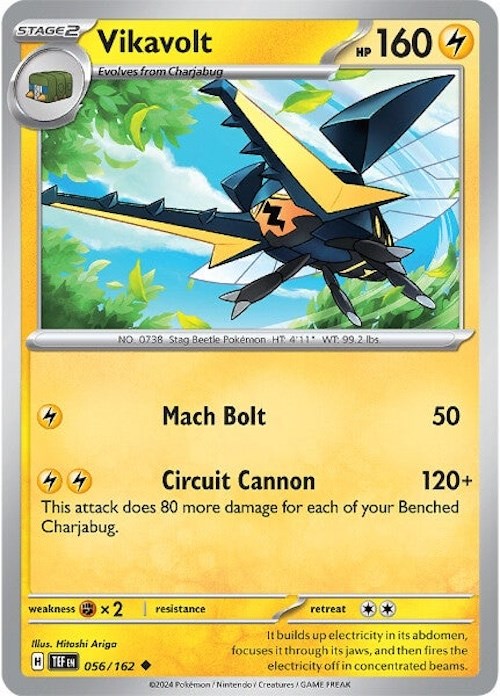 Vikavolt (056/162) [Scarlet & Violet: Temporal Forces] | Deep Dive Games St. Marys