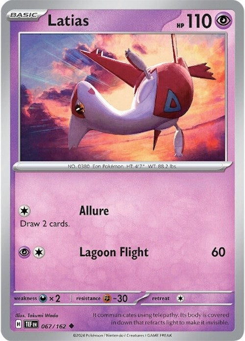 Latias (067/162) [Scarlet & Violet: Temporal Forces] | Deep Dive Games St. Marys