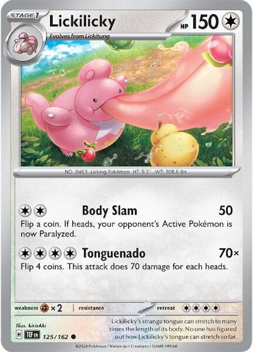Lickilicky (125/162) [Scarlet & Violet: Temporal Forces] | Deep Dive Games St. Marys