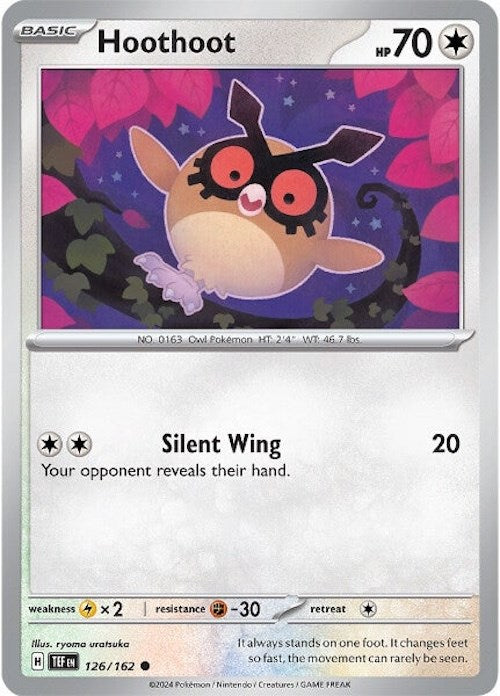 Hoothoot (126/162) [Scarlet & Violet: Temporal Forces] | Deep Dive Games St. Marys