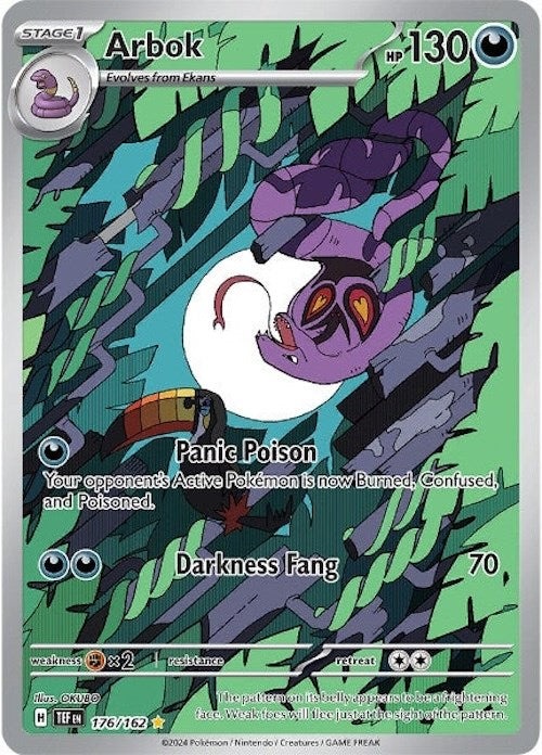 Arbok (176/162) [Scarlet & Violet: Temporal Forces] | Deep Dive Games St. Marys