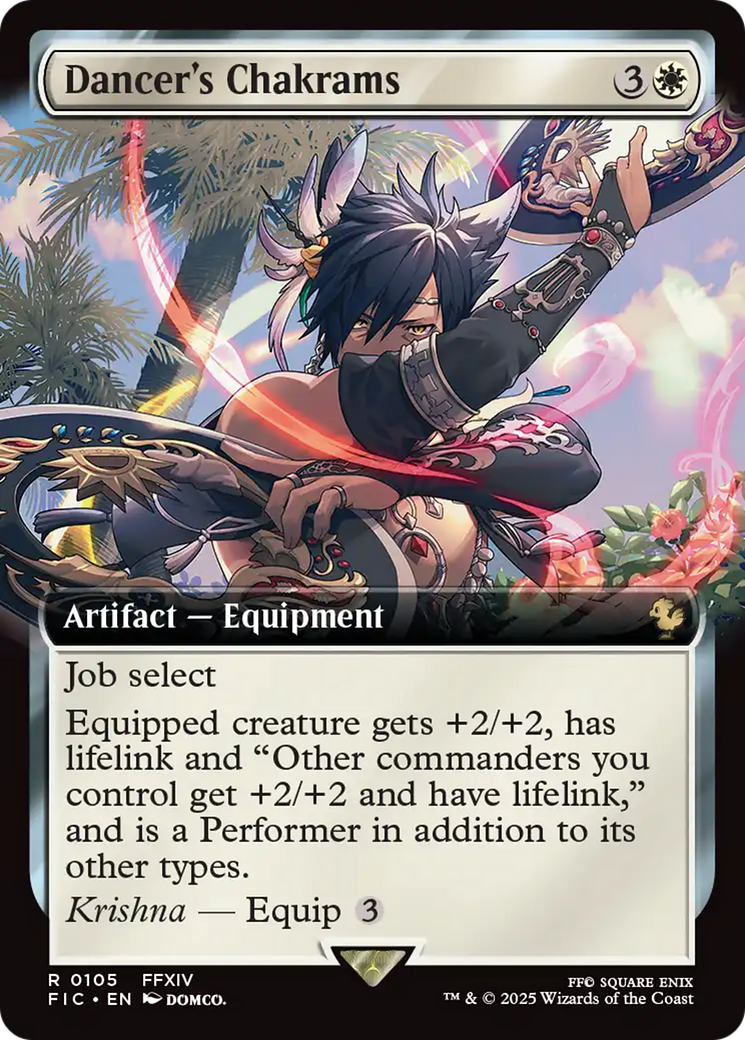 Dancer's Chakrams (Extended Art) [FINAL FANTASY Commander] | Deep Dive Games St. Marys