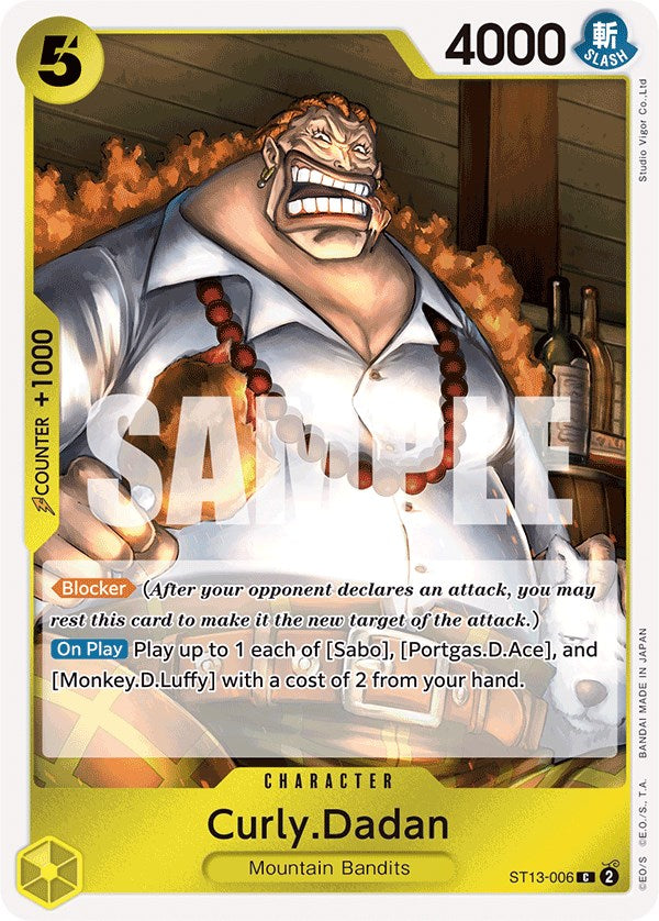 Curly.Dadan [Ultra Deck: The Three Brothers] | Deep Dive Games St. Marys