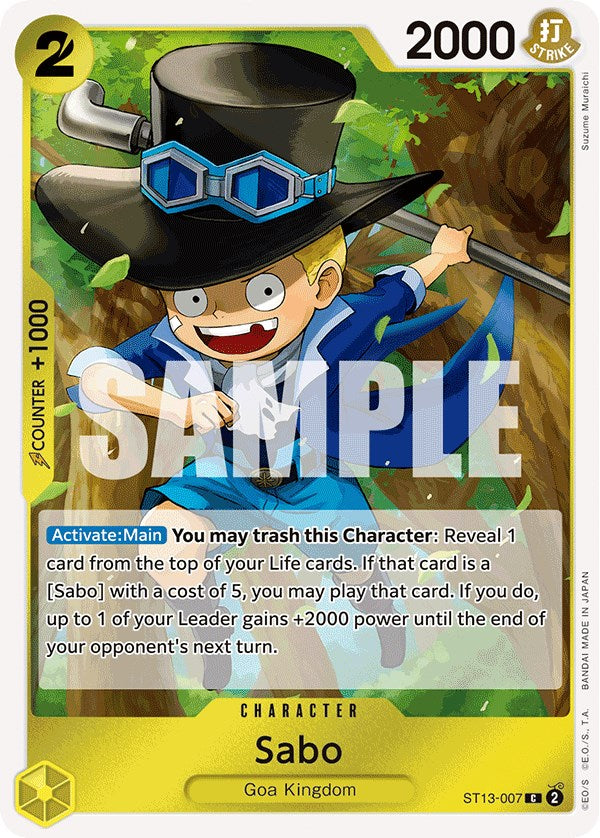 Sabo [Ultra Deck: The Three Brothers] | Deep Dive Games St. Marys