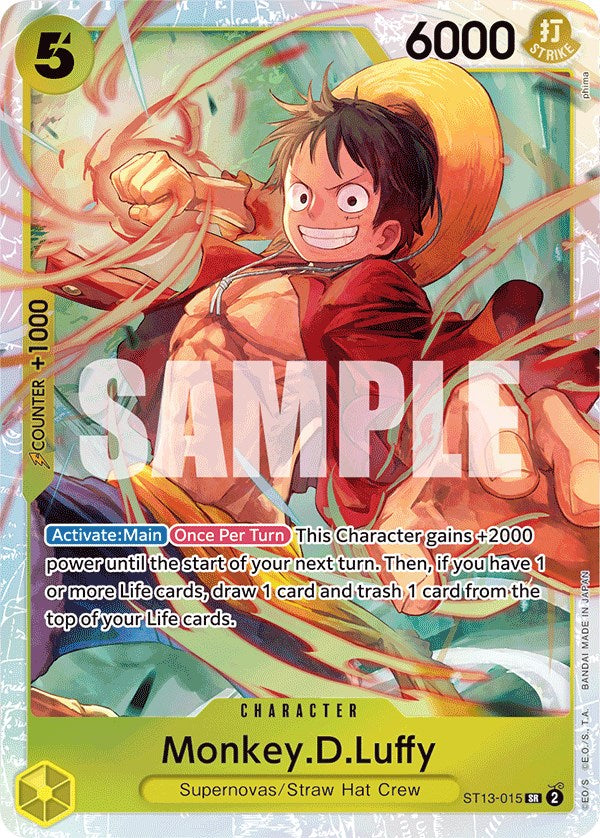 Monkey.D.Luffy [Ultra Deck: The Three Brothers] | Deep Dive Games St. Marys