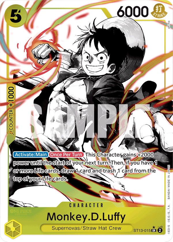 Monkey.D.Luffy (Parallel) [Ultra Deck: The Three Brothers] | Deep Dive Games St. Marys