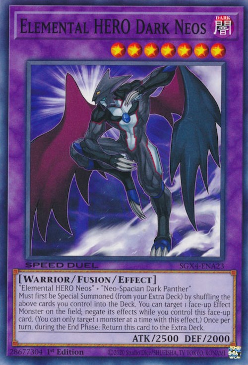 Elemental HERO Dark Neos [SGX4-ENA23] Common | Deep Dive Games St. Marys