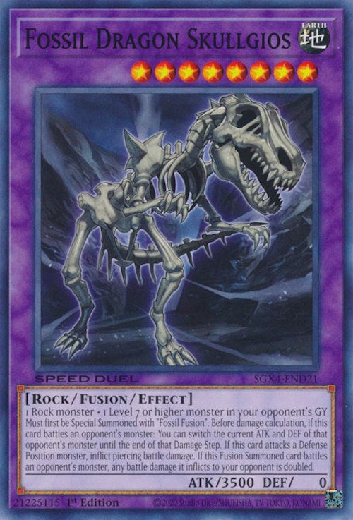 Fossil Dragon Skullgios [SGX4-END21] Common | Deep Dive Games St. Marys