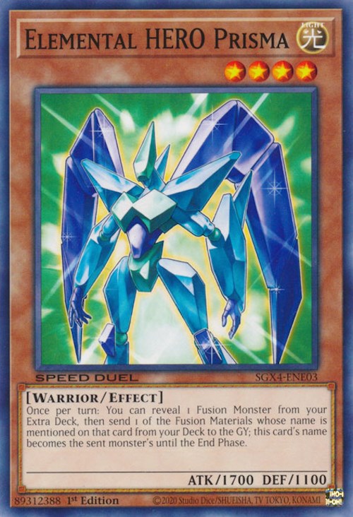 Elemental HERO Prisma [SGX4-ENE03] Common | Deep Dive Games St. Marys
